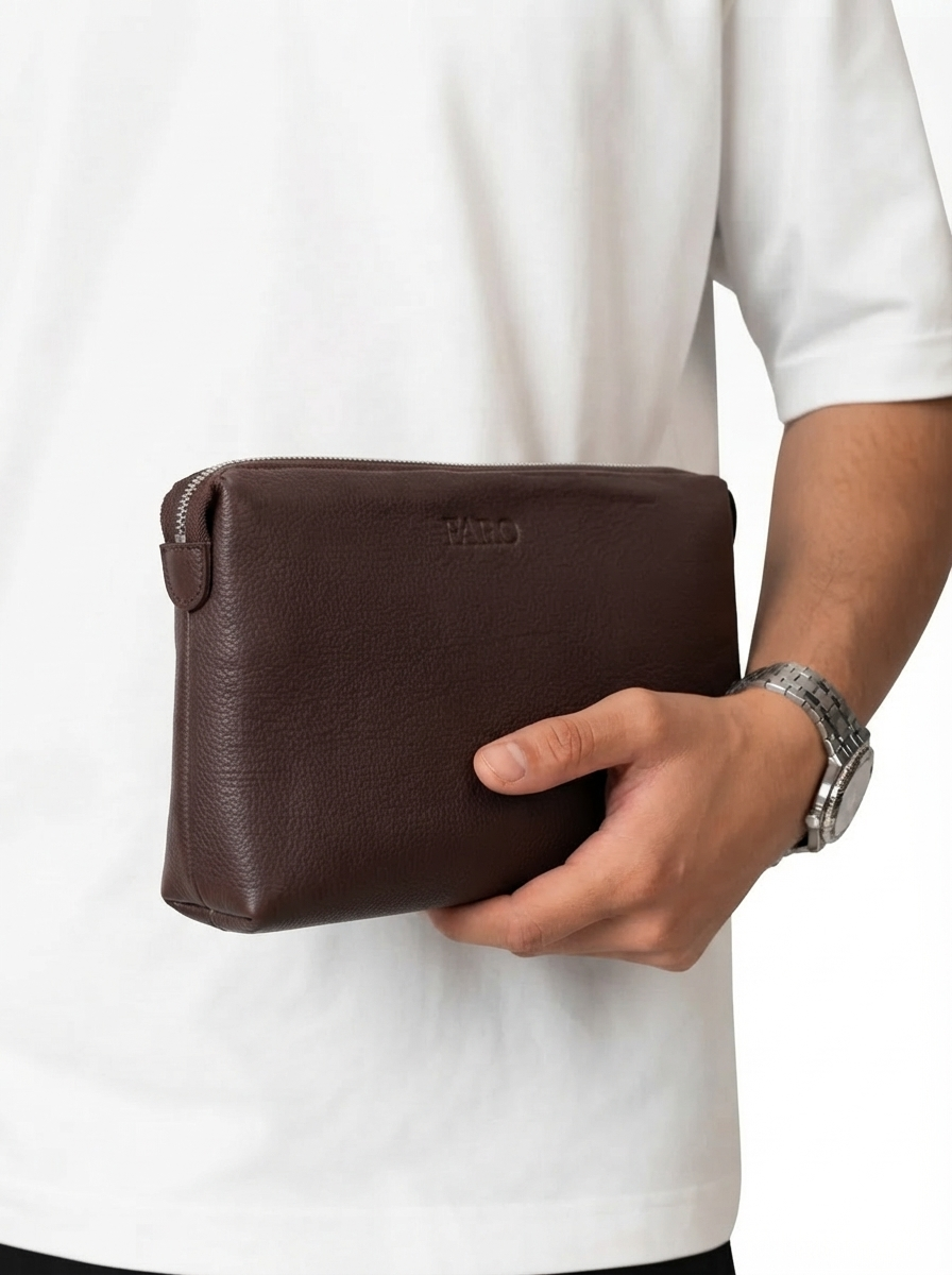 Brown Clutch Bag